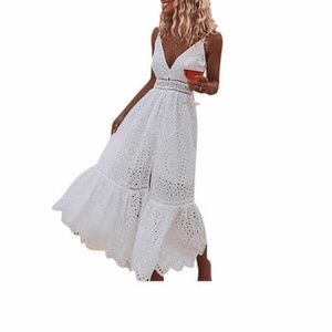 NWT Boho White Dress